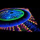 Флуоресцентное светящееся психоделическое полотно Dancing Koan. Картины. Fractalika. Ярмарка Мастеров.  Фото №7