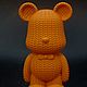 Фигурка-Игрушка 3D "Вязаный Мишка", Игрушки, Москва,  Фото №1