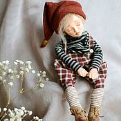 Куклы и игрушки handmade. Livemaster - original item Sleeping baby Etienne. Handmade.