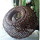 Ceiling lampshade brown wicker openwork. Lampshades. lmillame. My Livemaster. Фото №6