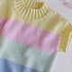 Жилет для девочки в стиле колорблок, р. 110-116. Жилет. VA kids knitwear. Ярмарка Мастеров.  Фото №5