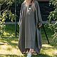 Large size dress 'Bohemian Grey'. Dresses. Olga Lado. Online shopping on My Livemaster.  Фото №2
