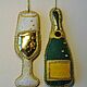 Заказать Коллекционная елочная игрушка "Veuve Clicquot". Country lavka. Ярмарка Мастеров. . Елочные игрушки Фото №3