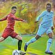 Oil painting 50 by 70 cm sports painting football gift to a football player. Pictures. paintmart (oikos). My Livemaster. Фото №4