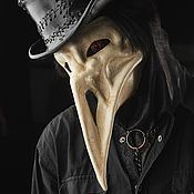 Субкультуры handmade. Livemaster - original item Leather mask The Plague Raven / handmade / plague doctor. Handmade.