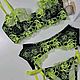 Комплект нижнего  белья, из вышивки на сетке. Комплекты белья. Natali Lingerie / Нижнее бельё ручной работы!. Ярмарка Мастеров.  Фото №4