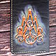 Handmade leather passport cover with fox image. Passport cover. Finist (tisneniekozhi). My Livemaster. Фото №5