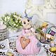 Игольница в стиле half doll, зайка белошвейка, Скульптуры, Белгород,  Фото №1