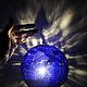 Светильник - Небесная сфера 15 см (светильник планета, ночник). Ночники. Lampa la Luna byJulia. Ярмарка Мастеров.  Фото №4