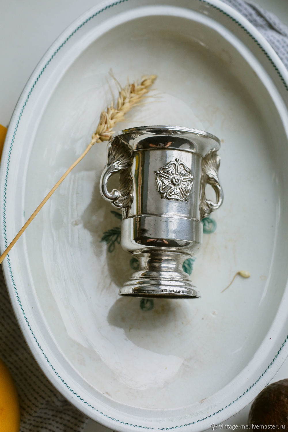 Vintage silver-plated vase stand England, Vintage kitchen utensils, Nizhny Novgorod,  Фото №1