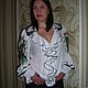 Блуза вышиванка"СТРОГИЕ НРАВЫ" авторская, Блузки, Северодонецк,  Фото №1