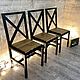 Стул обеденный в стиле лофт из массива сосны. Стулья. EasyLOFT. Ярмарка Мастеров.  Фото №4