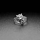 Заказать Кольцо Тигрица с тигренком. AlexFox Jewelry. Ярмарка Мастеров. . Кольца Фото №3