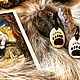 Заказать Кость медведя оберег от негатива лапа. BEARSHA• обереги с душой для души. Ярмарка Мастеров. . Оберег Фото №3