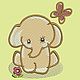 Machine embroidery design. Elephant bt008. The size of the hoop is 10 x 10 cm.
Formats: pes dst exp hus vip vp3 jef xxx