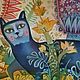 Заказать Батик панно "Утренняя прогулка.". Подозерова Александра (alexbatik). Ярмарка Мастеров. . Картины Фото №3