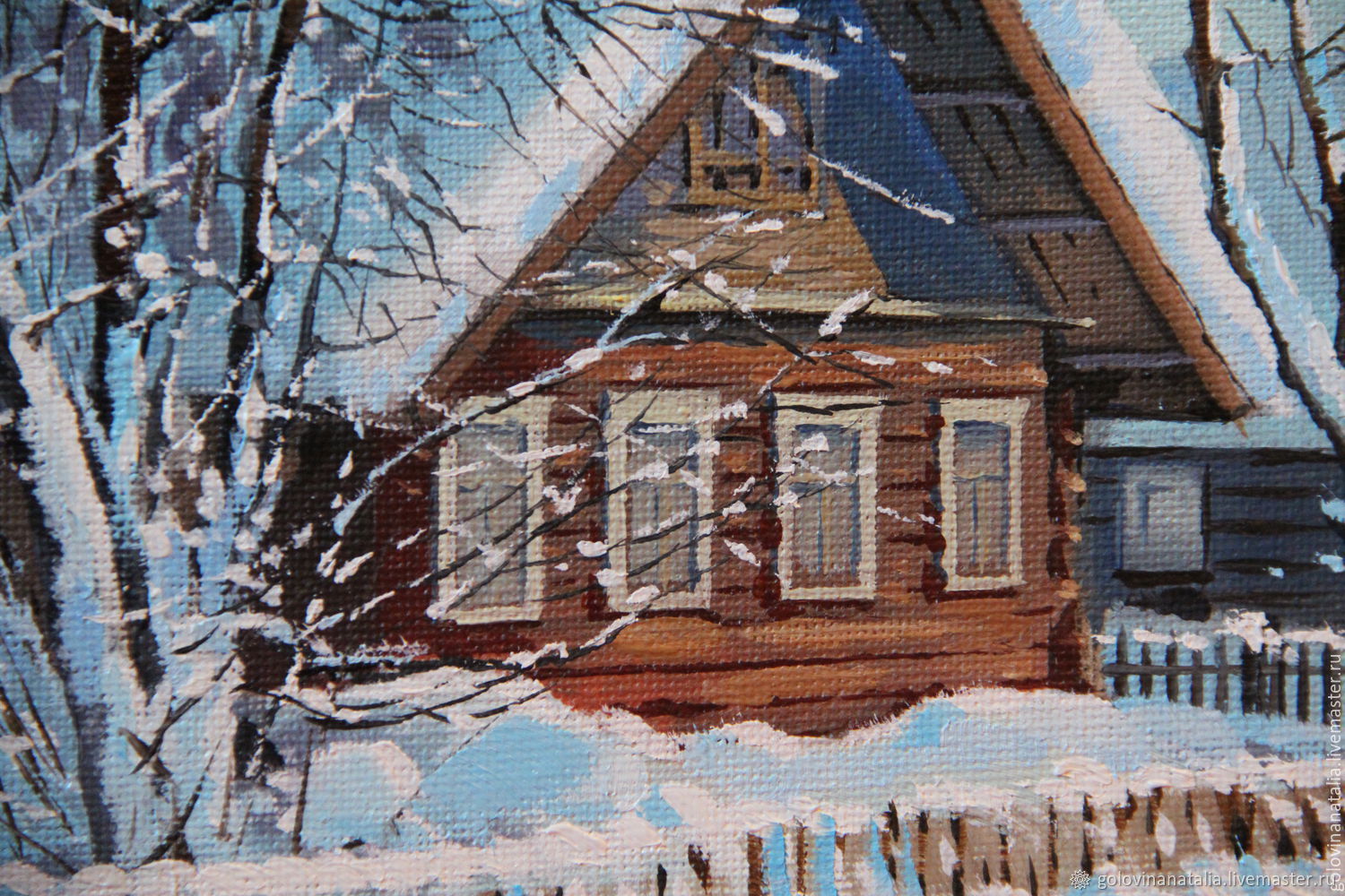 Дом родительский по окна в снегу растеряев