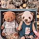 Мишка Teddy Тедди -2 шт ( продаются в паре ). Мишки Тедди. Юлия. Ярмарка Мастеров.  Фото №4