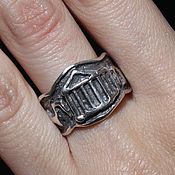 Украшения handmade. Livemaster - original item Garni ring made of 925 sterling silver DS0084. Handmade.