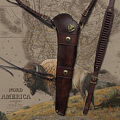 Сувениры и подарки handmade. Livemaster - original item Scabbard saddle coburgo type, Buffalo. Handmade.