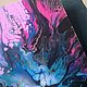 Картина Флюид арт (Fluid Art) 40х40 см. Картины. Елена. Ярмарка Мастеров.  Фото №6