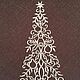 Christmas napkin with embroidery 'Scandinavian spruce'. Swipe. Shpulkin dom. My Livemaster. Фото №4