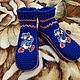 Заказать Вязаные тапочки "Дисней Дональд Дак" Disney Donald Duck. Любимые Тапочки - Для всей семьи. Ярмарка Мастеров. . Тапочки Фото №3
