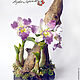 Композиция "Орхидея каттлея". Цветы. Кира Горбова. Ярмарка Мастеров.  Фото №6