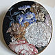  "Les Fleurs sur Le Fond Sombre". Брошь-булавка. EmbroideryART (vasilevamaria). Ярмарка Мастеров.  Фото №4