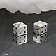 Order Backgammon dice made of 925 sterling silver HH0121. Sunny Silver. Livemaster. . Backgammon and checkers Фото №3