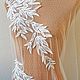 Apliques bordados con lentejuelas. tiernas hojitas. Applications. MMonro (MMonro). Интернет-магазин Ярмарка Мастеров.  Фото №2