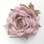 Украшения handmade. Livemaster - original item FABRIC FLOWERS. Chiffon rose 