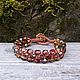 Order Bracelet made of woven glass beads. Color Game. Livemaster. . Braided bracelet Фото №3