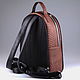 IMP0557K Genuine Python Leather Backpack. Backpacks. CrocShop. Online shopping on My Livemaster.  Фото №2