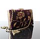 Order Velvet clutch box amethyst embroidered purse, vintage velvet. Olga'SLuxuryCreation. Livemaster. . Clutches Фото №3
