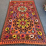 Для дома и интерьера handmade. Livemaster - original item Uzbek vintage suzani. blanket. Panels. SZT024. Handmade.