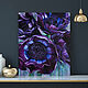 Painting 'Purple anemones' oil. canvas 80h100cm, Pictures, Moscow,  Фото №1