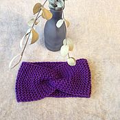 Аксессуары handmade. Livemaster - original item Purple bandage. Handmade.