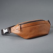 Bag men's leather 