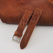 Украшения handmade. Livemaster - original item Ostrich watch strap. Handmade.