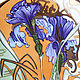 Porcelain plate 'Irises'. Plates. arelli-porcelain-art (ar-elli-art). Online shopping on My Livemaster.  Фото №2