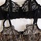 Кружевной бюстгальтер из вышивки на сетке. Бюстгальтеры. Natali Lingerie / Нижнее бельё ручной работы!. Ярмарка Мастеров.  Фото №4