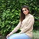 Заказать Свитер женский  меринос кашемир. Knit_Ox   Оксана. Ярмарка Мастеров. . Свитеры Фото №3