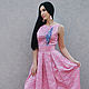 Elegant embroidered jacquard dress ' Blooming branch'. Dresses. KVITKA. Online shopping on My Livemaster.  Фото №2