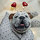 Order Brooch English bulldog. Portrait work. artroombullibull. Livemaster. . Stick pin Фото №3