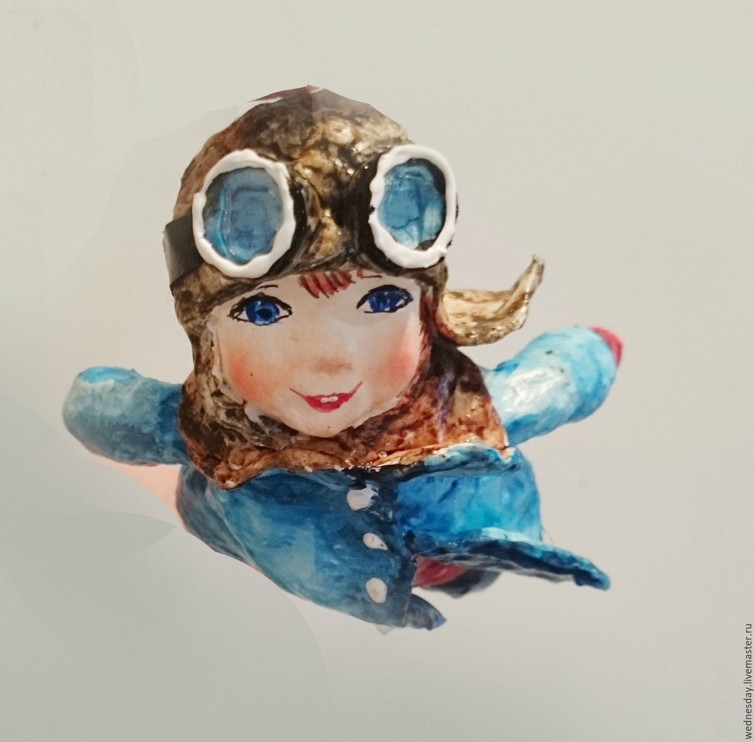 Елочная игрушка летчик