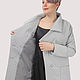 Long jacket winter quilted coat grey. Outerwear Jackets. Yana Levashova Fashion. My Livemaster. Фото №4