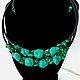 Beautiful necklace ' Green turquoise'. Necklace. Samocvety. Online shopping on My Livemaster.  Фото №2