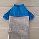 Clothing for cats Jacket 'Grey melange with blue'. Pet clothes. Happy-sphynx. Online shopping on My Livemaster.  Фото №2