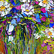 La pintura de la manzanilla 'Brillante Ramo de Romashkami' óleo. Pictures. Multicolor Gallery. Ярмарка Мастеров.  Фото №5